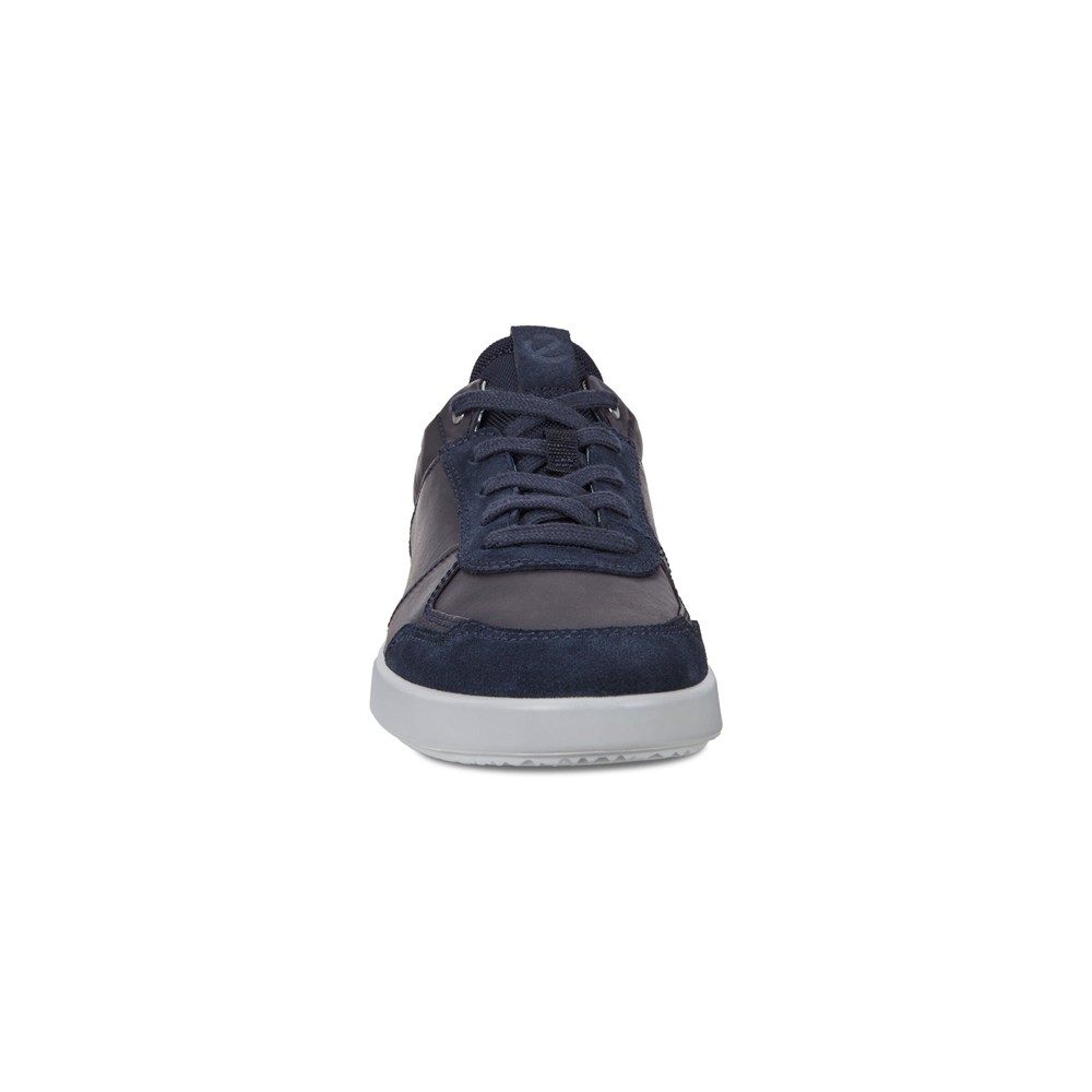 ECCO Mens Sneakers Navy - Collin 2.0 - HND-738920